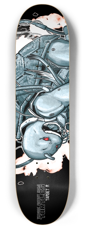 TARGET R - black w/ logo 8 Inch Skateboard Deck