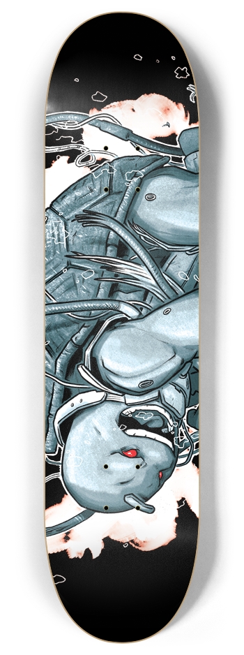 TARGET R - BLACK 8 Inch Skateboard Deck