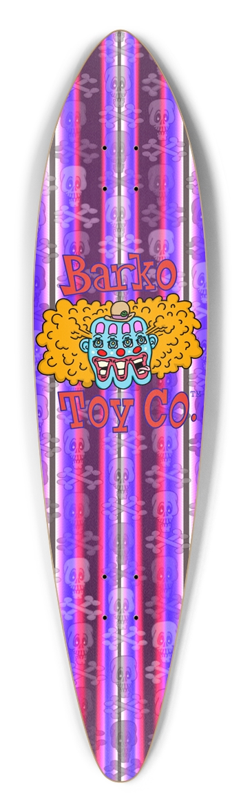 Retrowave  FreakBoard Pintail Longboard