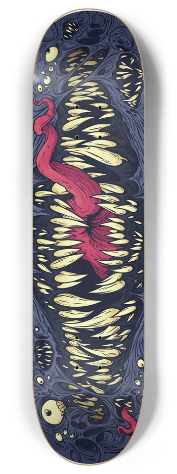 The Maw 8 Inch Skateboard Deck