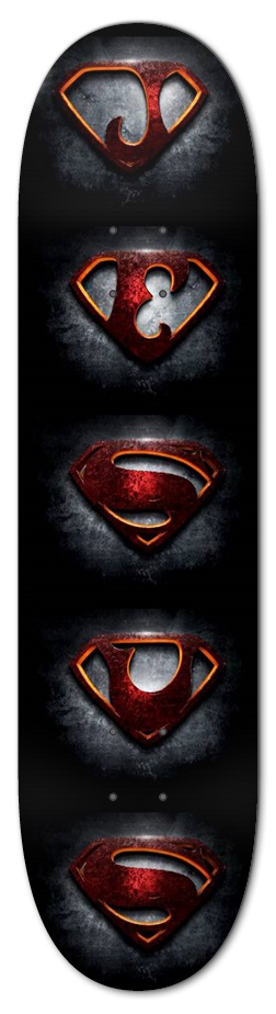 Jesus Superman Skateboard 7-3/4 Skateboard Deck
