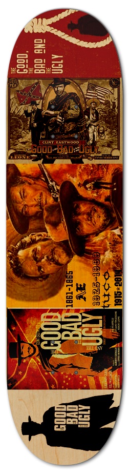 Clint Eastwood  8 Inch Skateboard Deck