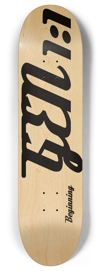 Beginning Deck 8 Inch Skateboard Deck