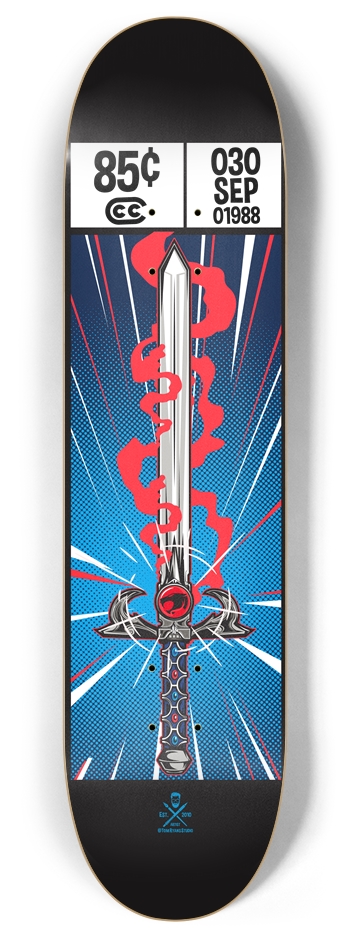 Sword of Omens 8 Inch Skateboard Deck