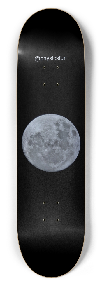 Silver Moon 8-1/2 Skateboard Deck