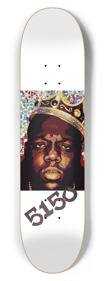 Rap gangster crazy king art 7-3/4 Skateboard Deck