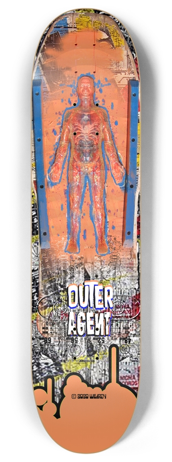 Outer Agent 8 Inch Skateboard Deck