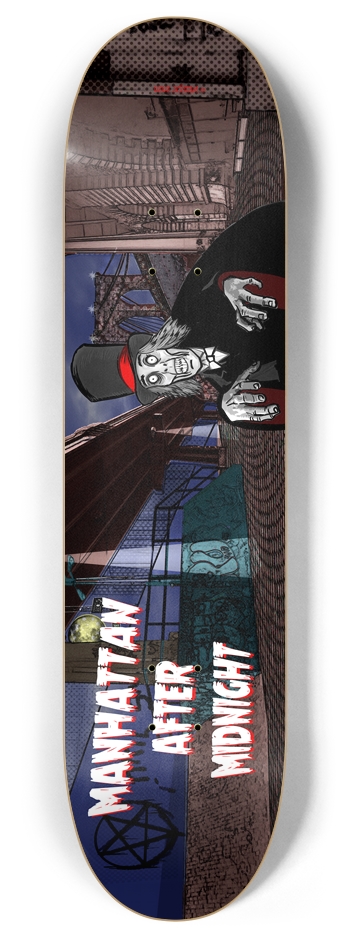 Manhattan After Midnight 8 Inch Skateboard Deck
