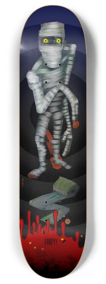 POOPY! 8 Inch Skateboard Deck