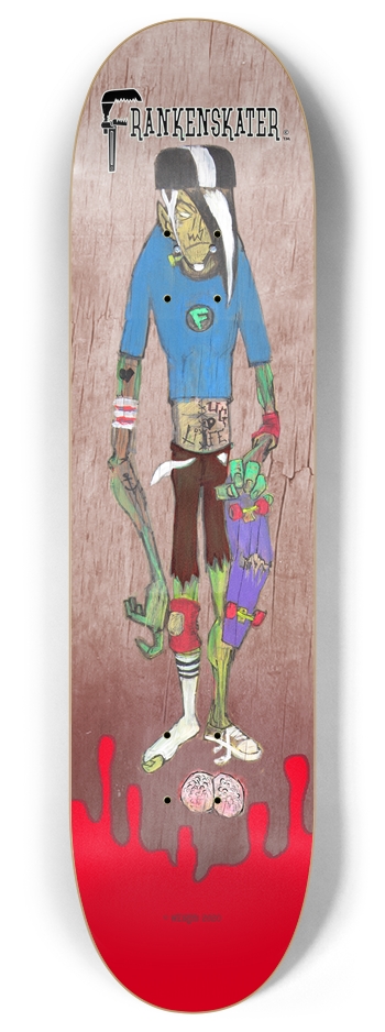 Frankenskater 8 Inch Skateboard Deck