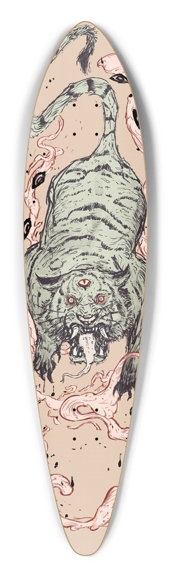Tiger Style Pintail Longboard