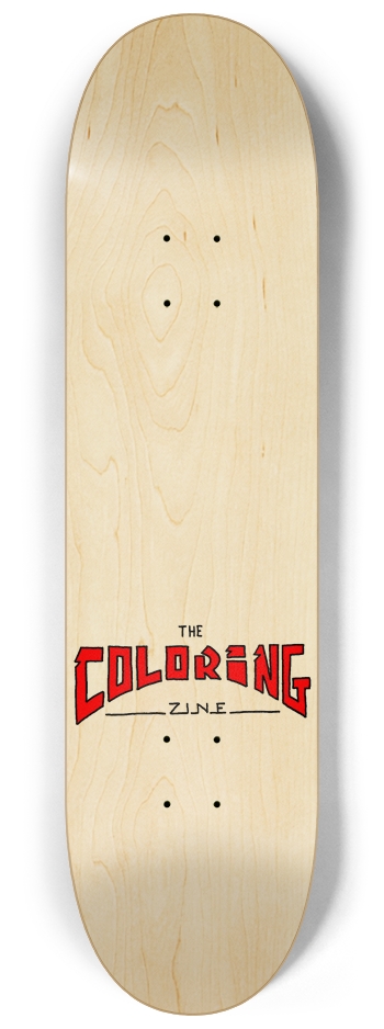 TCZ Blank Red 8.25 8-1/4 Skateboard Deck