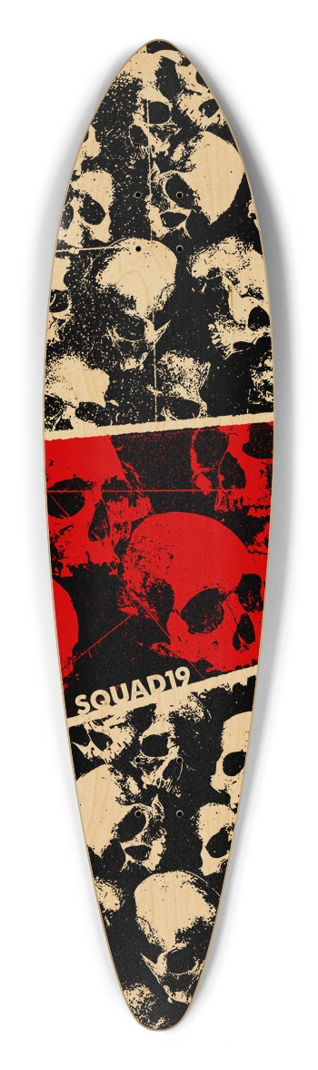 CATACOMBS PIN Pintail Longboard