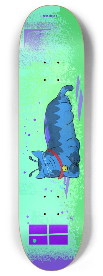 catORpillar moonbeam 8 Inch Skateboard Deck