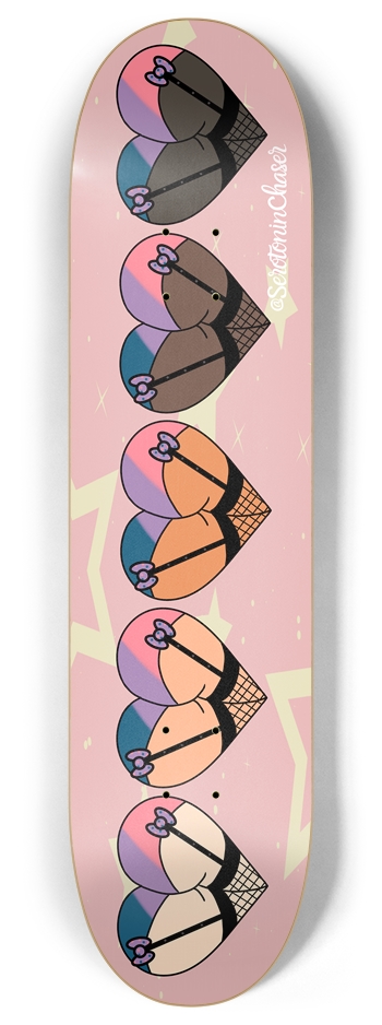 Bi Bunz 8 Inch Skateboard Deck