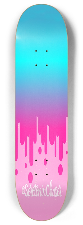 SerotoninChaser Logo 8 Inch Skateboard Deck