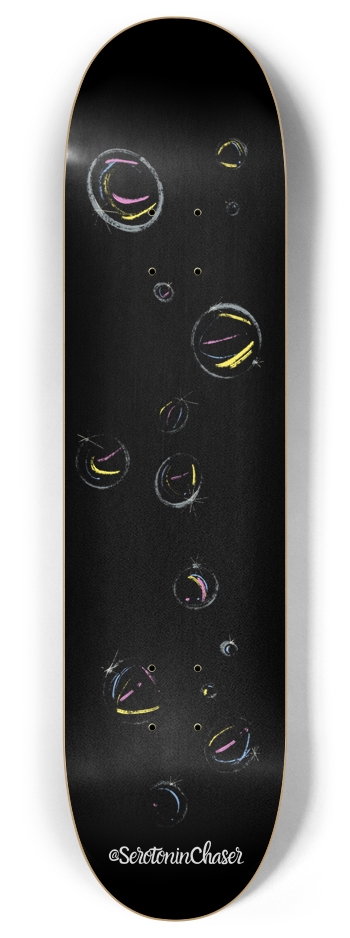 Chalk Bubbles 8 Inch Skateboard Deck