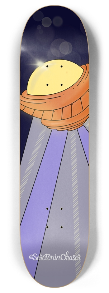UFO 8 Inch Skateboard Deck