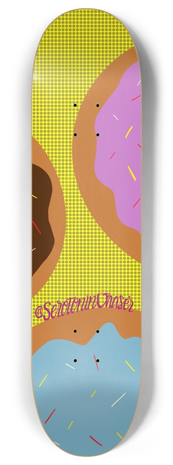 Donut Run 8 Inch Skateboard Deck