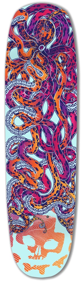 Prank Graffiti Octopus  Square Nose