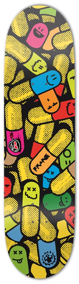 Prank Pilly Pills 8-1/2 Skateboard Deck