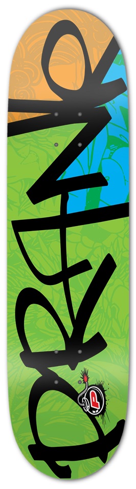 Prank Signature Graffiti Tag 8-1/2 Skateboard Deck