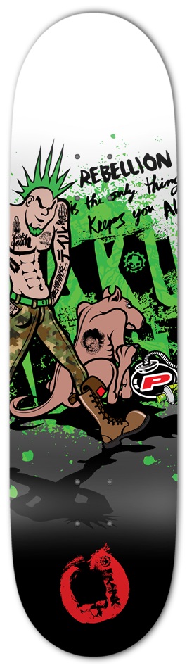 Prank Circle Jerks Rebellion 8-1/2 Skateboard Deck