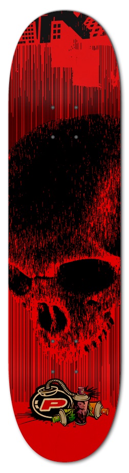 Prank Skull Transcendence 7-3/4 Skateboard Deck