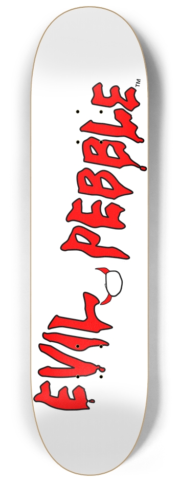 Classic Evil Pebble Deck 8.25" 8-1/4 Skateboard Deck