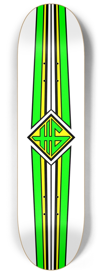 Neon Racing Band 8-1/4 Skateboard Deck