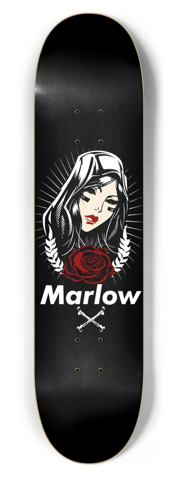 Green Eyed Goddess 7.75" Deck 7-3/4 Skateboard Deck