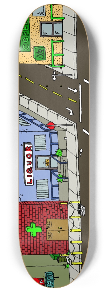 street view 8-1/4 Skateboard Deck