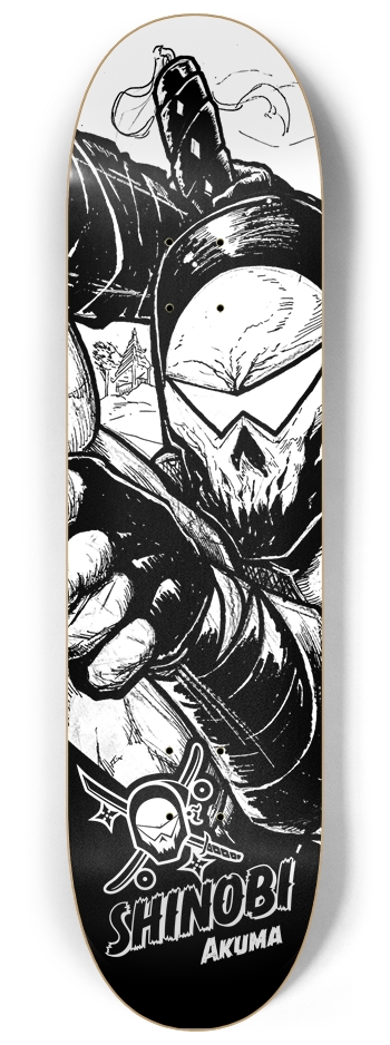 Akuma - 8.25 Inch 8-1/4 Skateboard Deck