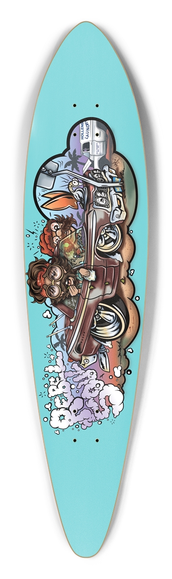 Maui Wowie Custom Longboard Pintail Longboard