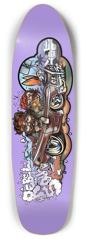 Maui Wowie Custom Punk Nose Skateboard Punk Nose Pool Shape