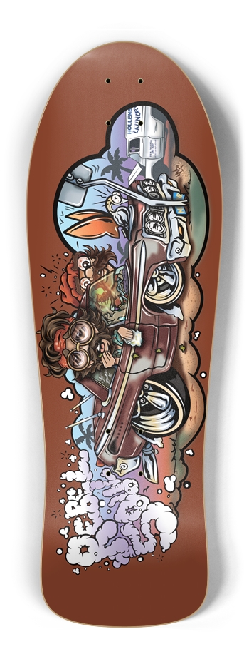 Maui Wowie Old Skool Custom Skateboard Old School Shape