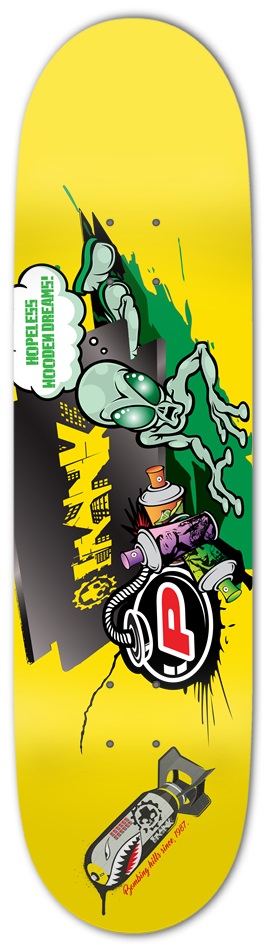 Prank Razor Bumps Street 8-1/2 Skateboard Deck