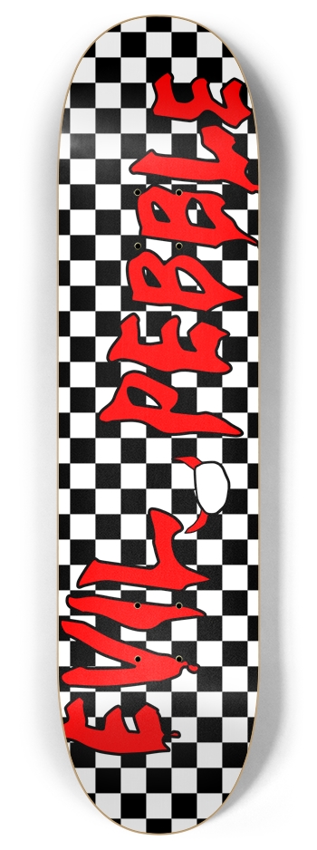Classic Checkers Deck 8" 8 Inch Skateboard Deck