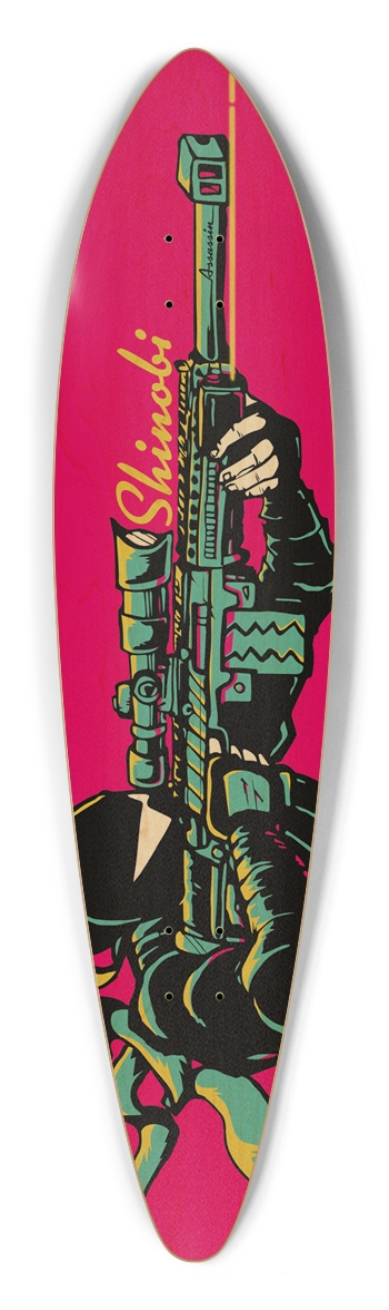 Blood Assassin - Longboard Pintail Longboard