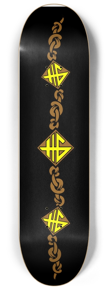 Midnight Brown  8-1/4 Skateboard Deck