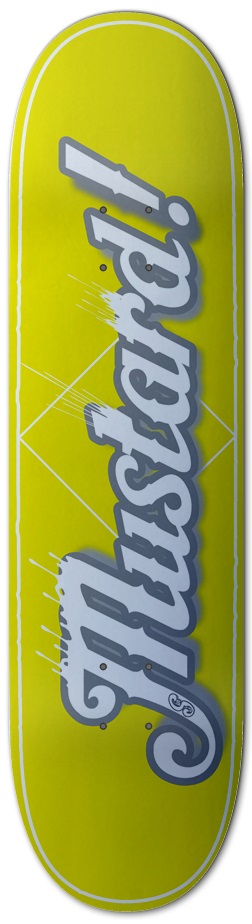 825Mustard 8-1/4 Skateboard Deck