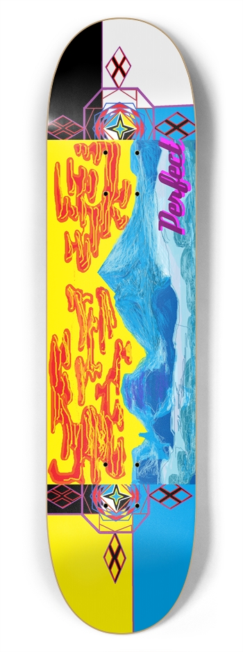 Tsoodzil sunrise/size 7.75 7-3/4 Skateboard Deck