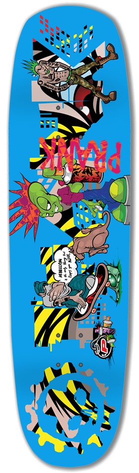 Prank Street Custom Skateboard Square Nose