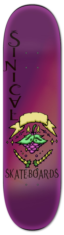 8.0 GrapeBadge 8 Inch Skateboard Deck