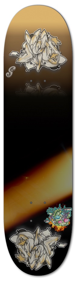 8.0 Jaws OG3d 8 Inch Skateboard Deck