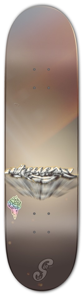 8.5 Jaws3d 8-1/2 Skateboard Deck