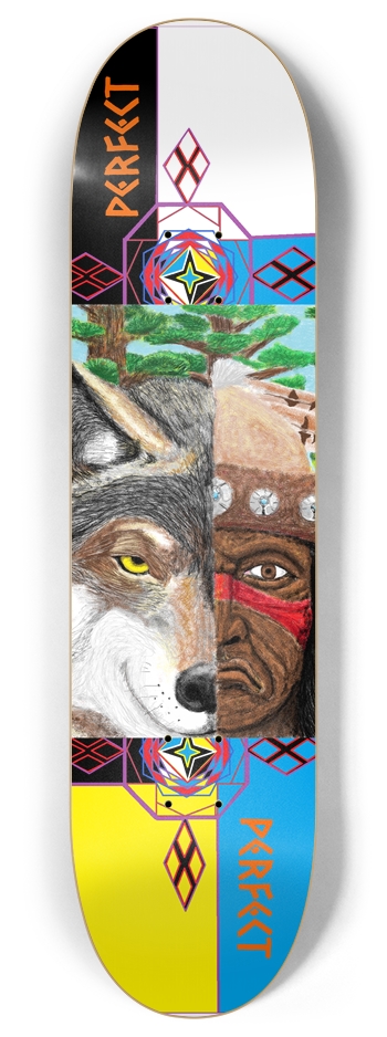 The Guardians/size 8 8 Inch Skateboard Deck