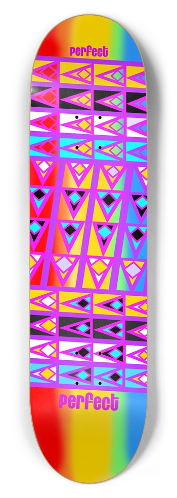 Sacred Rainbow/size 8 8-1/2 Skateboard Deck