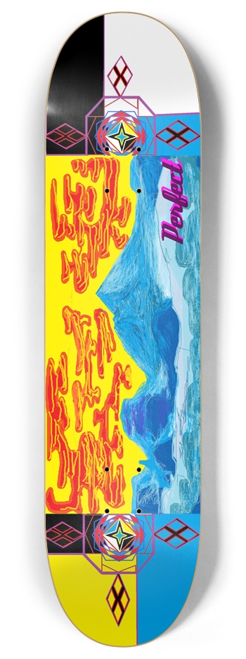 Tsoodzil sunrise/size 8 8 Inch Skateboard Deck