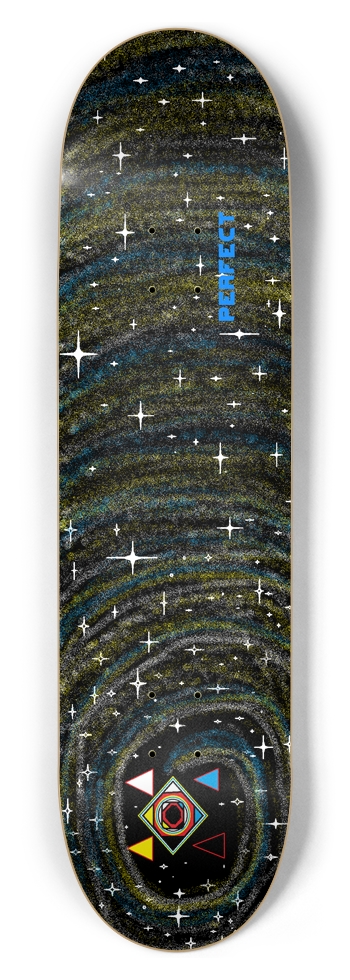 The sparkling world/size 8.5 8-1/2 Skateboard Deck